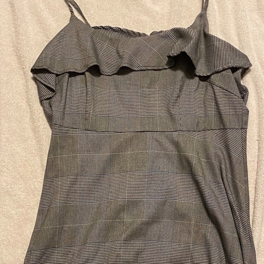 Plus Size Glen Plaid Skater Dress